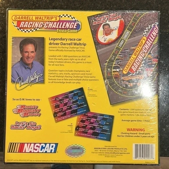 Darrell Waltrip’s Racing Challenge Trivia Game - Picture 2 of 5